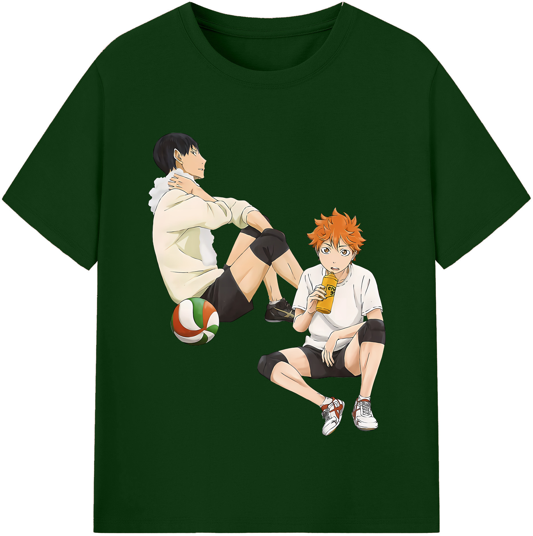 （画像用） ハイキュー!! Haikyu!! 綿100％半袖Tシャツ（フロントプリント）